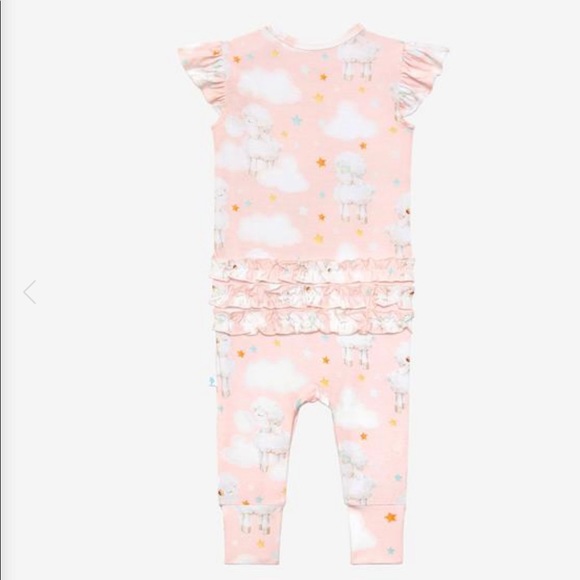 Posh Peanut Mary Ruffled Romper